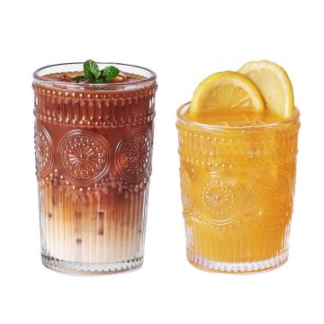 Embossed Highball Glasses